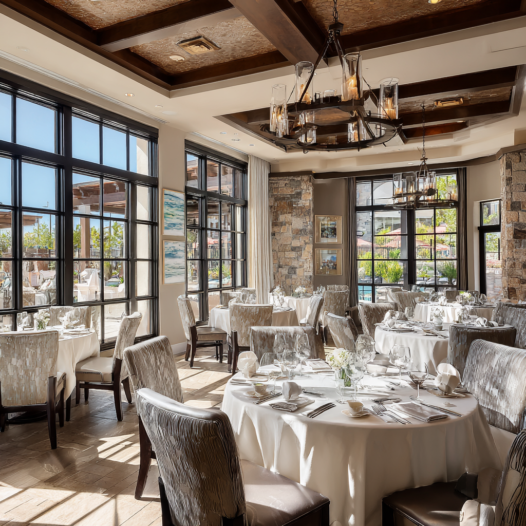 Elegant dining area