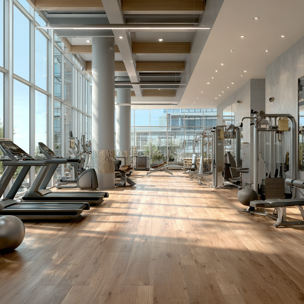 State-of-the-art fitness center